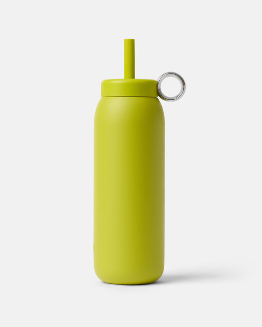 Stainless Straw Cap 24oz Chartreuse